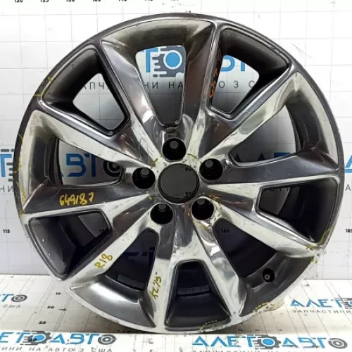 (Копія)(Копія)Колісний диск R18x7 Jeep Cherokee KL 14-18 тип 1 хром, бордюрка 5SN87AAAAB